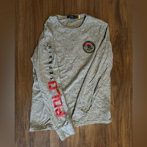 gray long sleeve ralph lauren